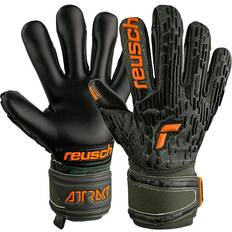 reusch Attrakt Freegel Gold Finger Support - Desert Green/Shocking Orange/Black