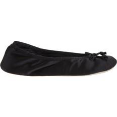 Isotoner Satin Ballerina - Black