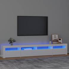 vidaXL TV-Schrank mit LED-Leuchten 240 x 35 x 40 cm Fernsehschrank