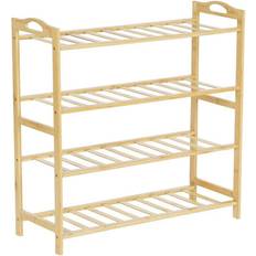 Bamboo Furniture Dkd Home Decor Natural Bamboo 67 x 26 x 68 cm Shoe Rack