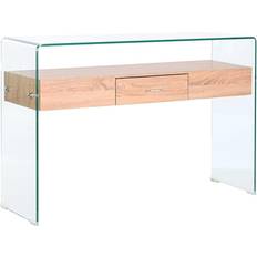 Transparent Konsolborde Dkd Home Decor Gennemsigtig Lys brun Konsolbord