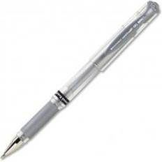 Plata Bolígrafos Faber-Castell Uni-Ball Signo Broad Tip Rollerball Pen 12pcs Mtllc Silver