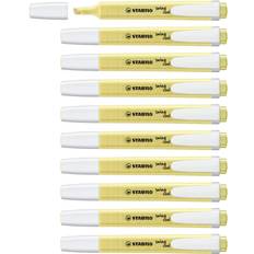 A base de agua Artes y Manualidades Stabilo Highlighter swing cool Pastel Box of 10 Milky Yellow