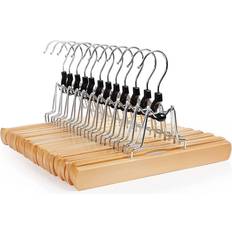 Hangers Songmics 12 Pcs Wooden Trouser Hangers CRW007-12 Hanger