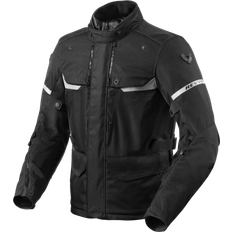 6XL Blousons de moto Rev'it! Outback H2O Black Blouson textile