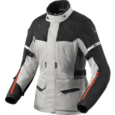 Women Motorcycle Jackets Rev'it! Outback 4 H2O Ladies Motorcycle Jacket - Silver/Black Woman