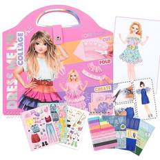 Colouring Books Top Model Dress Me Up Collage Book