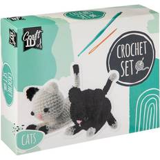 Håndarbejdssæt Legind Craft ID Hæklekit 13 x 6.5 x 10.5 cm 2 katte