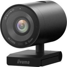 Webcams Iiyama UC-CAM10PRO-1 4K Konferenz-Webcam 8MP USB-Kamera mit Mikrofon 120° Sichtfeld Auto-Framing kleine Räume