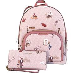 Michael Kors School Bags Michael Kors jet set girls jaycee large backpack dark powder blush multi