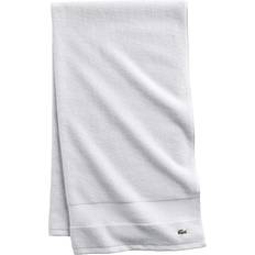 Lacoste Heritage Supima Bath Towel White (177.8x88.9cm)