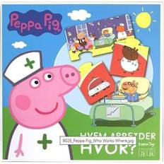 Barbo Toys Gurli Gris Firkantede Spil Hvem Arbejder Hvor: Gurli. Spil, Dansk
