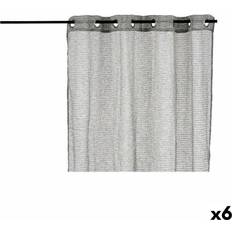Curtains & Accessories Gift Decor Premium Grey Curtains 140 x 260 cm 6 Piece Set