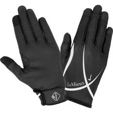 Black - Equestrian Gloves LeMieux ProTouch Soleil Mesh Riding Gloves Colour Black