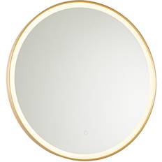QAZQA Badezimmerspiegel Gold 70