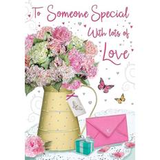 Floral Cards & Invitations Cards & Invitations Flowers in Jug Birthday Card Someone Special