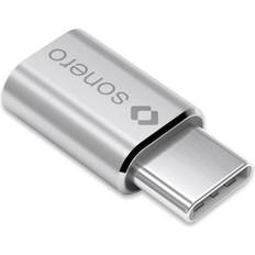 Sonero USB-Adapter Premium X-UA110, USB-C Stecker auf Micro-USB