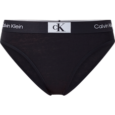 XS Mutande Calvin Klein Slip Bikini Cotone Elasticizzato - Nero