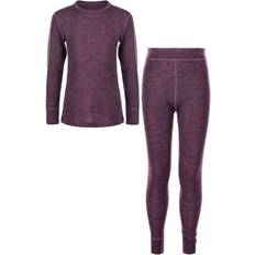 Paars Basislagen zigzag Wendell Wool Ski Underwear - Purple