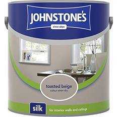 Paint Johnstones Silk Wall Paint Toasted Beige 2.5L