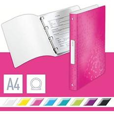 Pink Binders & Folders Leitz Ringbuch Wow A4 4