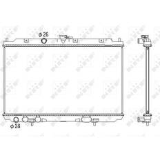Computerkühlung NRF 53435 Kühler, Motorkühlung