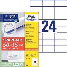 AVERY Zweckform 6605 Address Labels 70 x 37 mm 65 Sheets