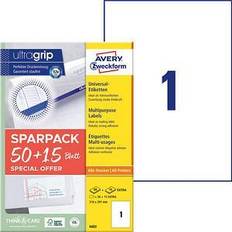 AVERY Zweckform 6603 Universal Labels 210 x 297 mm 65 Sheets