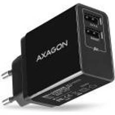 Axagon Wall Charger 2x 5V-2.2A 1A. 16Watt. Black Factory Sealed