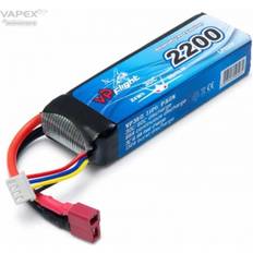 3s lipo batterier och laddbart Li-Po Batteri 3S 11,1V 2200mAh 30C T-Kontakt