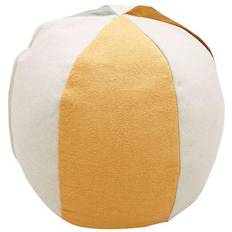 Coton Poufs Lorena Canals Pouf Ball Ø 45 cm Naturel Brun Jaune