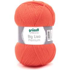 Garn orange Gründl Wolle Big Lisa Premium uni 250 g orange