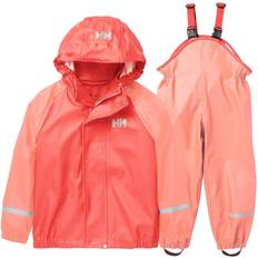 Gutter Regntøy Helly Hansen Kids' Bergen 2.0 Pu Rainset - Peach Echo