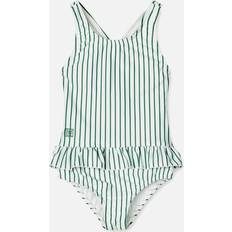 Liewood Amara Swimsuit 4Y Badedragter Polyester hos Magasin Stripe Garden Green Creme De La Creme