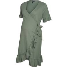 Maternity Dress Green/Laurel Wreath