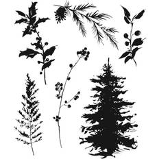 Tim Holtz Winter Watercolor 2 Cling Stamps Stampers Anonymous