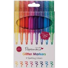 Arts & Crafts Papermania Glitter Pens 8 Pack