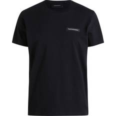 Peak Performance Herre T-shirts Peak Performance Logo Tee Bomulls-t-shirt Black