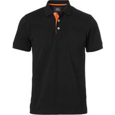 Dam Pikétröjor South West Weston Polo Shirt - Black/Orange