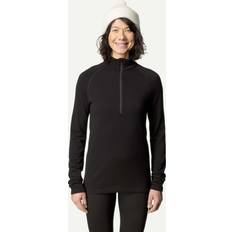 Houdini Women Jumpers Houdini Sportswear Desoli Thermal Half Zip Merino base layer Women's True Black