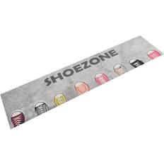 vidaXL Køkkentæppe 60x300 Shoezone-design vaskbart velour