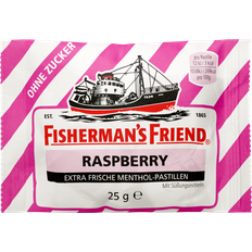 Zuckerfrei Bonbons & Pastillen FISHERMANS FRIEND Raspberry Zucker Pastillen