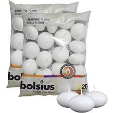 Bolsius Unscented 175 Floating Candles Set of 40 Candle