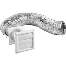 White Storage Systems Lambro 4 UL 2158A Transition Duct Louvered Vent Kit Storage System