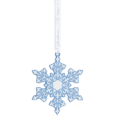 Wedgwood Christmas Snowflake Ornament Blue Décoration de Sapin de Noël