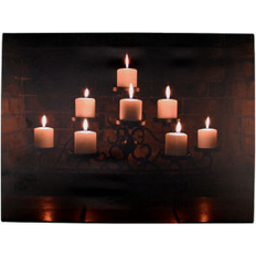 Brown Candles & Accessories Northlight Seasonal Flickering Rustic Fireplace LED Candle