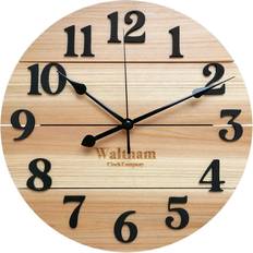 Natural Table Clocks Waltham Real Wood Table Clock