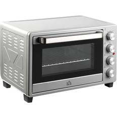 Backöfen Homcom Minibackofen Mini Backofen Minibackofen Ofen Backen Silber