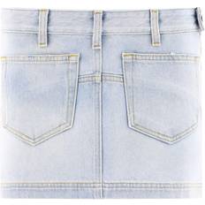 The Attico Abra Denim Miniskirt Elegant Upgrade - Blue