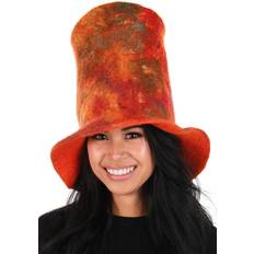 Orange Headgear Elope Sunburst Hatter Costume Hat Orange/Green/Red